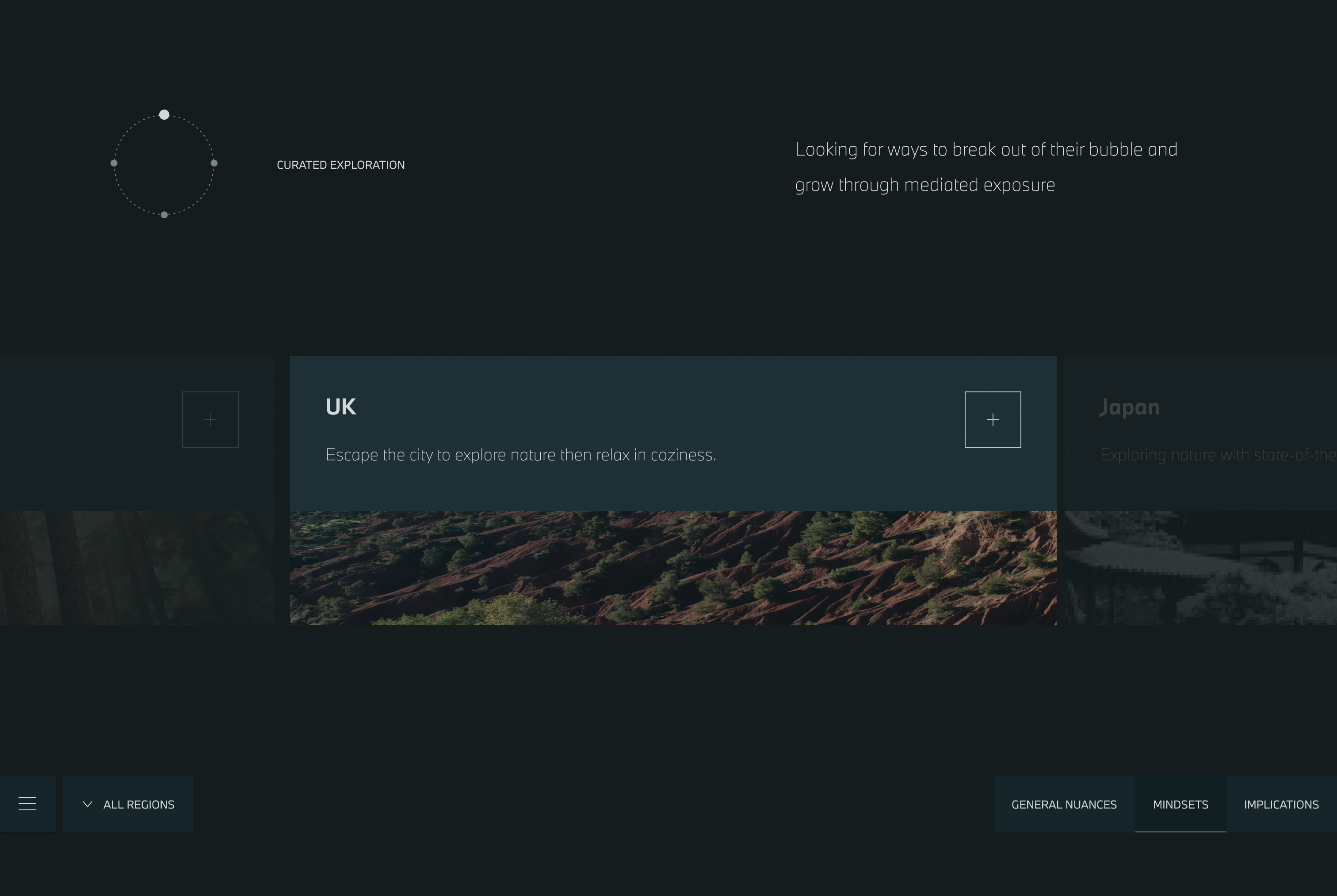 Hero interface view of the global strategy platform on a laptop